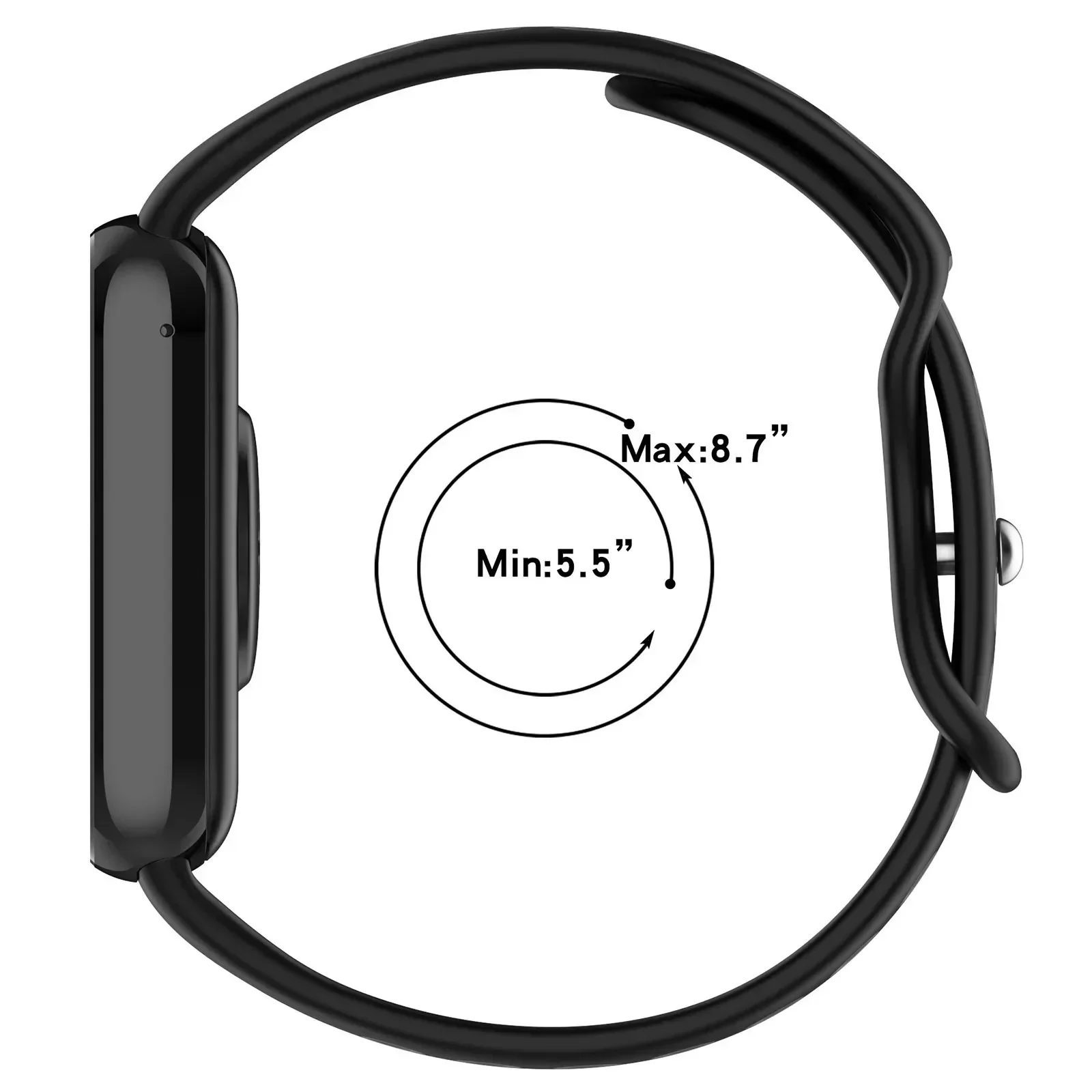 Фото Силиконовый ремешок для Xiaomi Mi Band 10 Pro, Mi Band 9 Pro, 8 Pro, двухцветный, мягкий, удобный браслет для Redmi Watch 6, 5, 4 №5