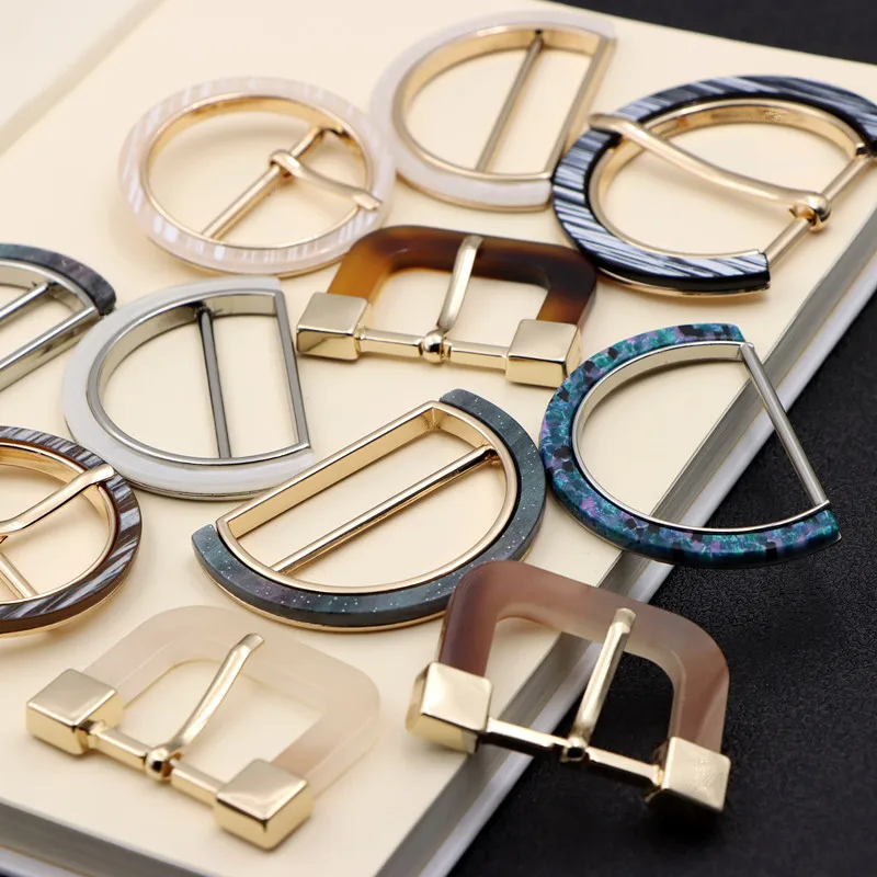 

1pc Metal Buckle for Leather Hand Bag Shoe Strap Shoulder Belt Slider Tri-glides DIY Adjust Roller Pin Buckle Rectangle D O Ring
