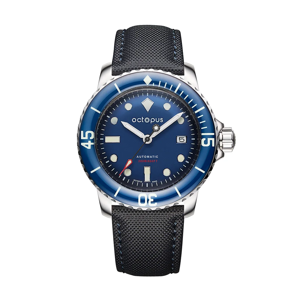 Мужские автоматические механические часы Octopus Kraken Diver Series с сапфировым стеклом из