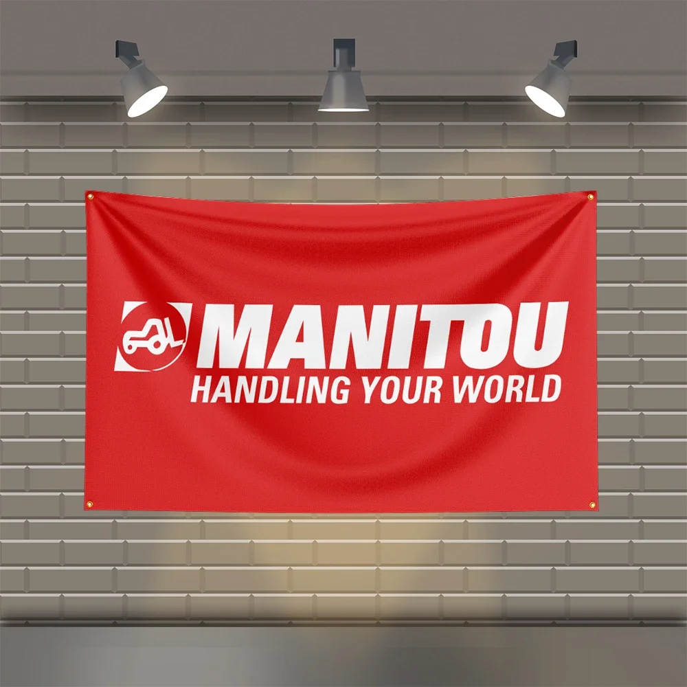 3x5 футов M-Manitous флаг полиэстер печатные механические флаги для инструментов