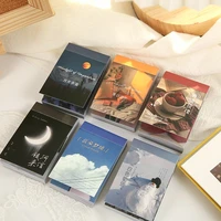 50 pcs creative landscape clouds moon forest fireworks bullet journaling accessories scrapbooking diy deco stickers aesthetic