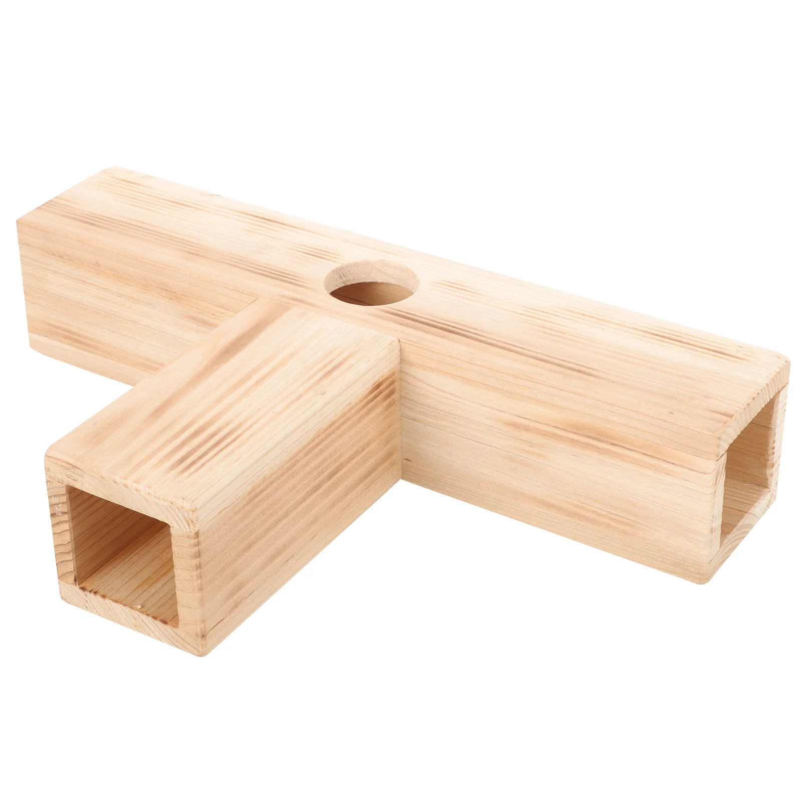 

Wood Rat Tunnel Hamster Hideout Tunnel Guinea Wood Toy Wooden Hamster Toy