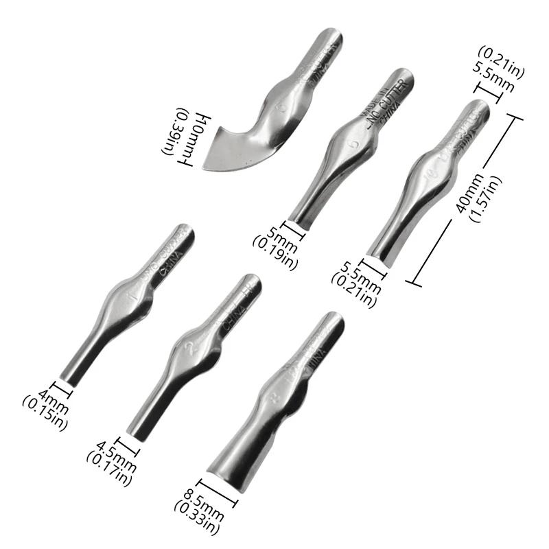 Гравировальный нож для резьбы по дереву гравировка шесть ножей профессиональные