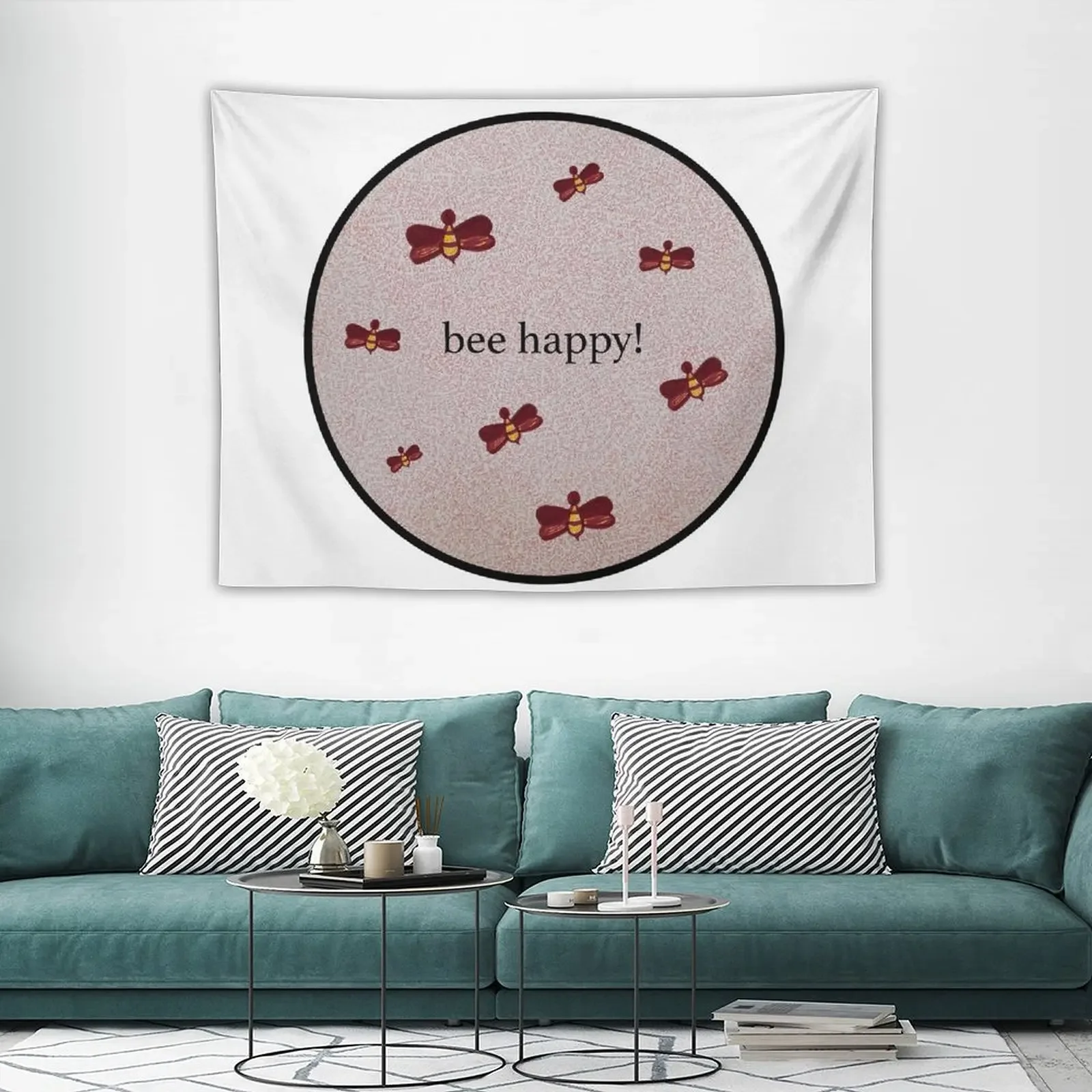 Гобелен с пчелами Happy украшения для комнаты эстетические товары дома украшение