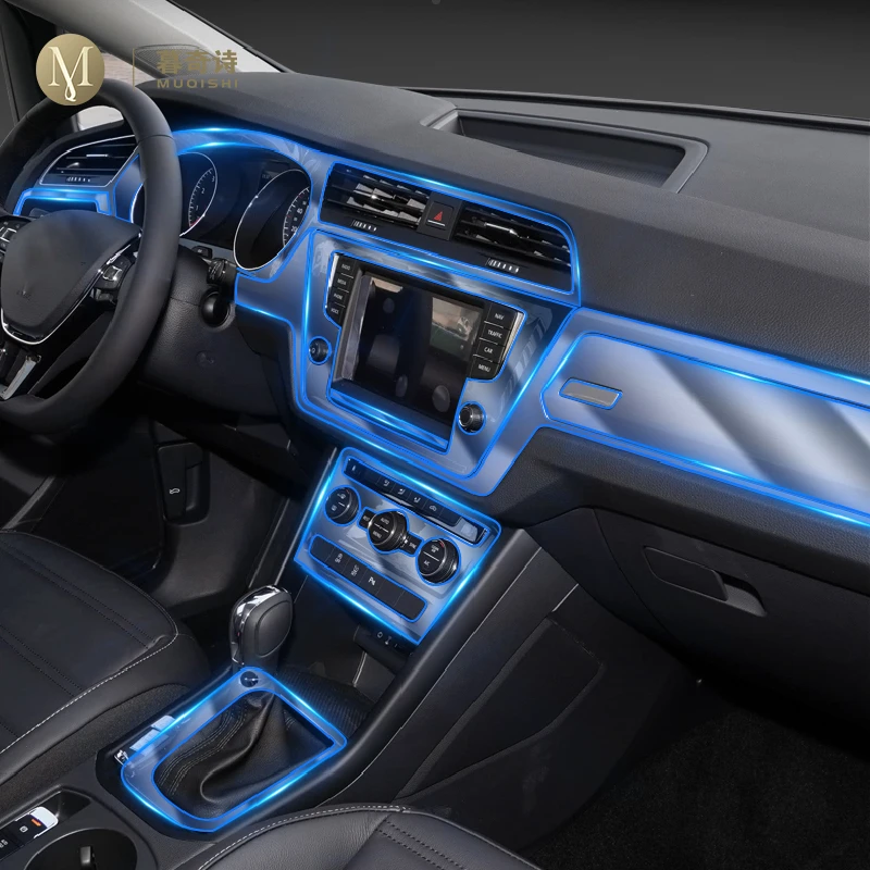 

Внутренняя центральная консоль для Volkswagen Touran 2016-2021, прозрачная фотопленка для ремонта от царапин