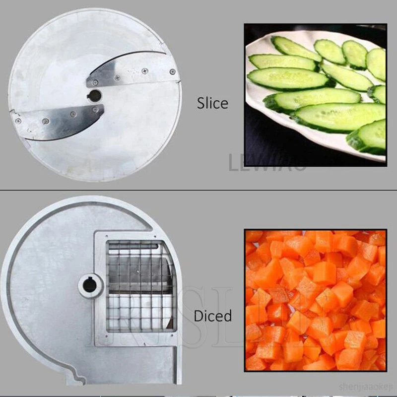 Коммерческая нарезка измельчитель резак с двойной головкой машина для резки