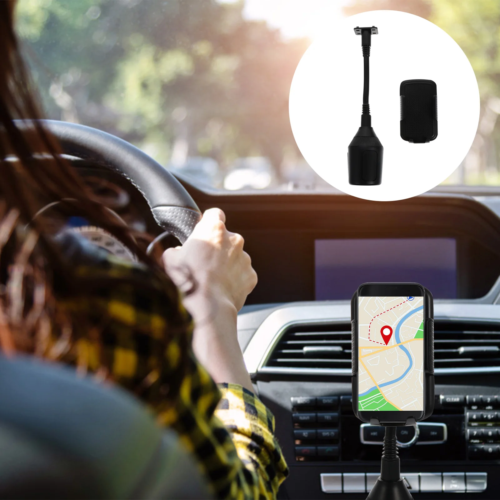 

Car Holder Mobile Holder Car Vent Navigation Bracket Vent Navigation Rack Tuyere Cup Holder Car Abs Vent Car accessories