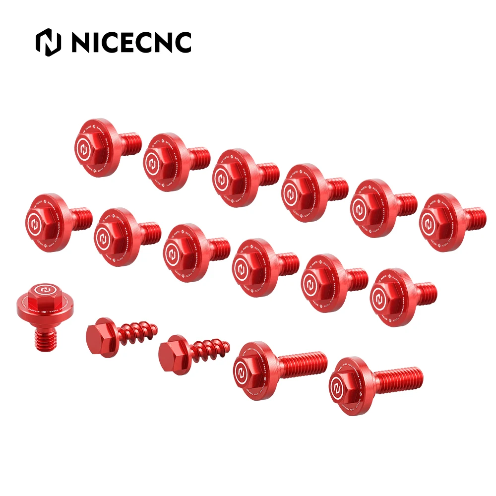 

NICECNC Motorcycle M6 Fairing Bolts Screws Nuts kit For BETA RR RRS RX 125 200 250 300 350 390 400 430 480 500 RACING 2020-2022
