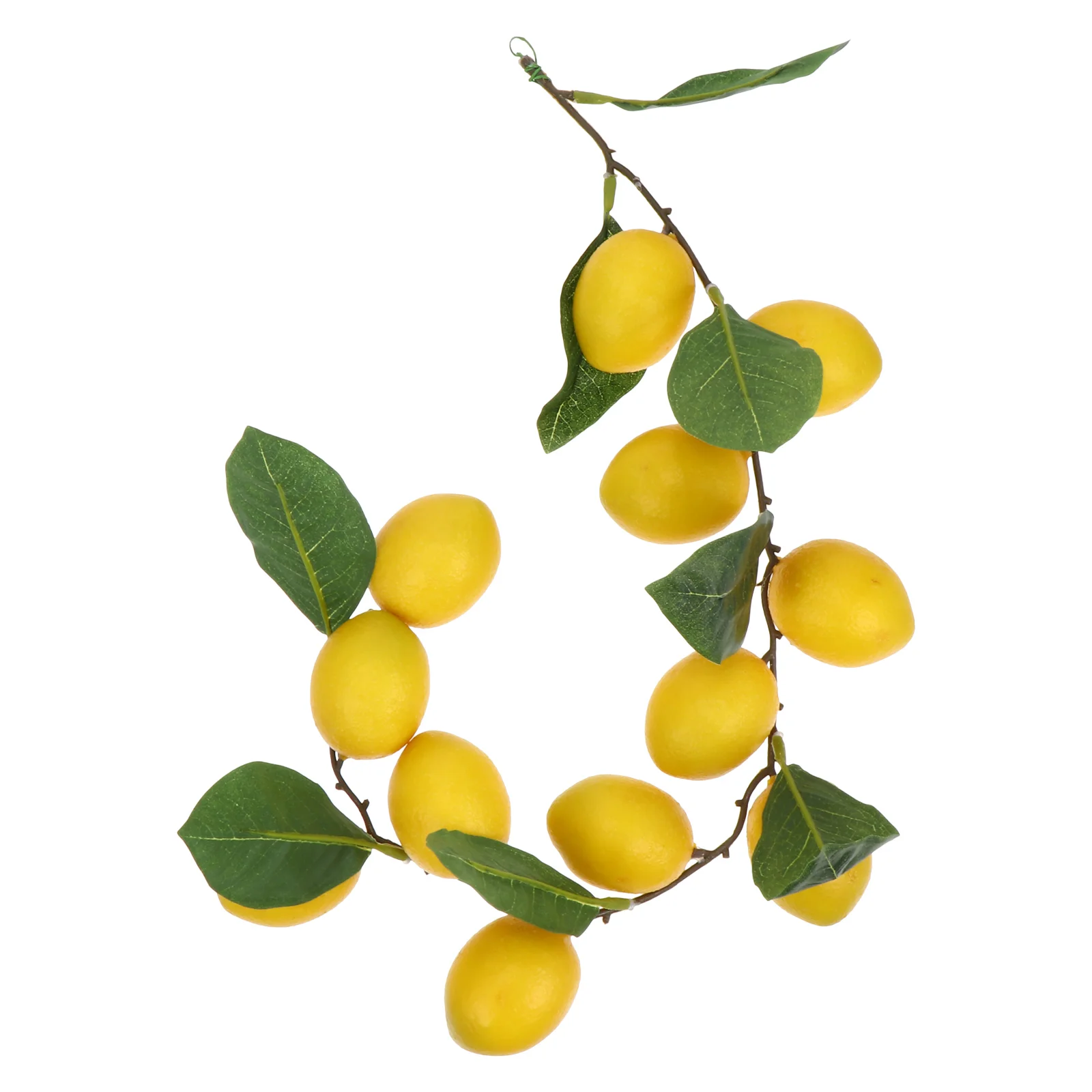 

Lemon Garland Artificial Fruit Vines Greenery Fake Vine Leaf Faux Flower Branches Summer Decoration Leaves Wreath Decor Kitchen