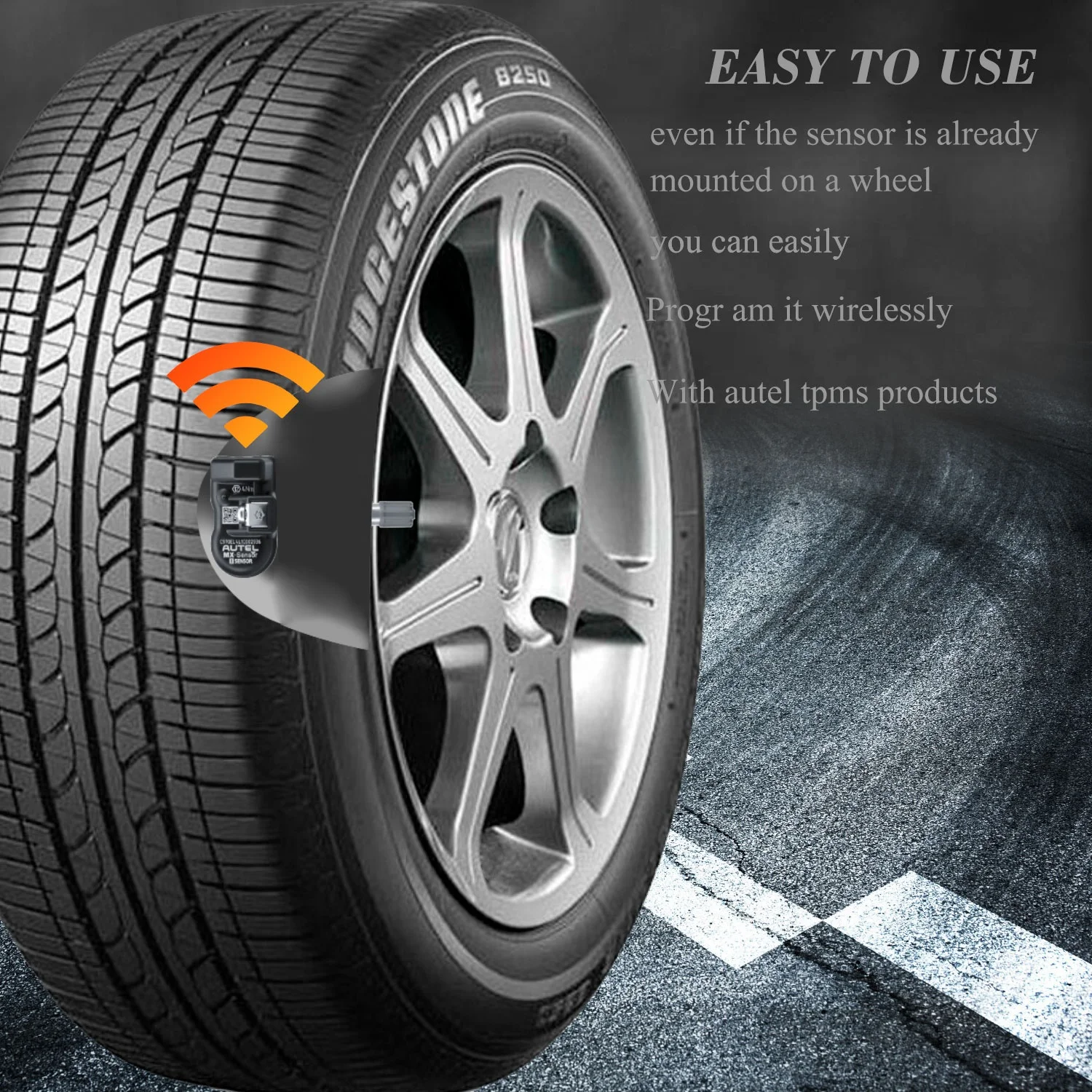 MX-Sensor 433/315 MHZ 2 IN 1 Programmable Universal TPMS Sensor for Tire Pressure Monitoring System | Telescope & Binoculars