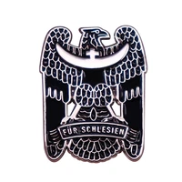 the prussian eagle jewelry gift pin wrap garment lapfashionable creative cartoon brooch lovely enamel badge clothing accessories
