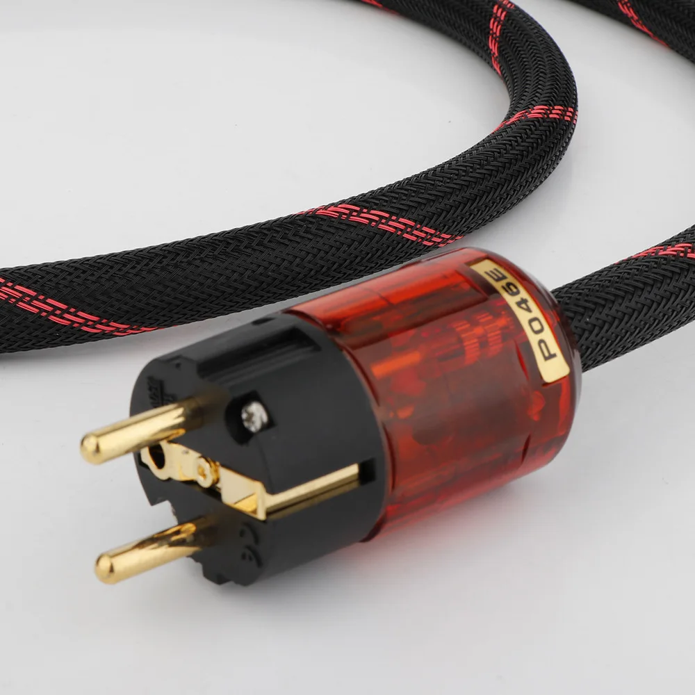 Музыкальный звук 5N OFC бескислородный медный кабель питания переменного тока