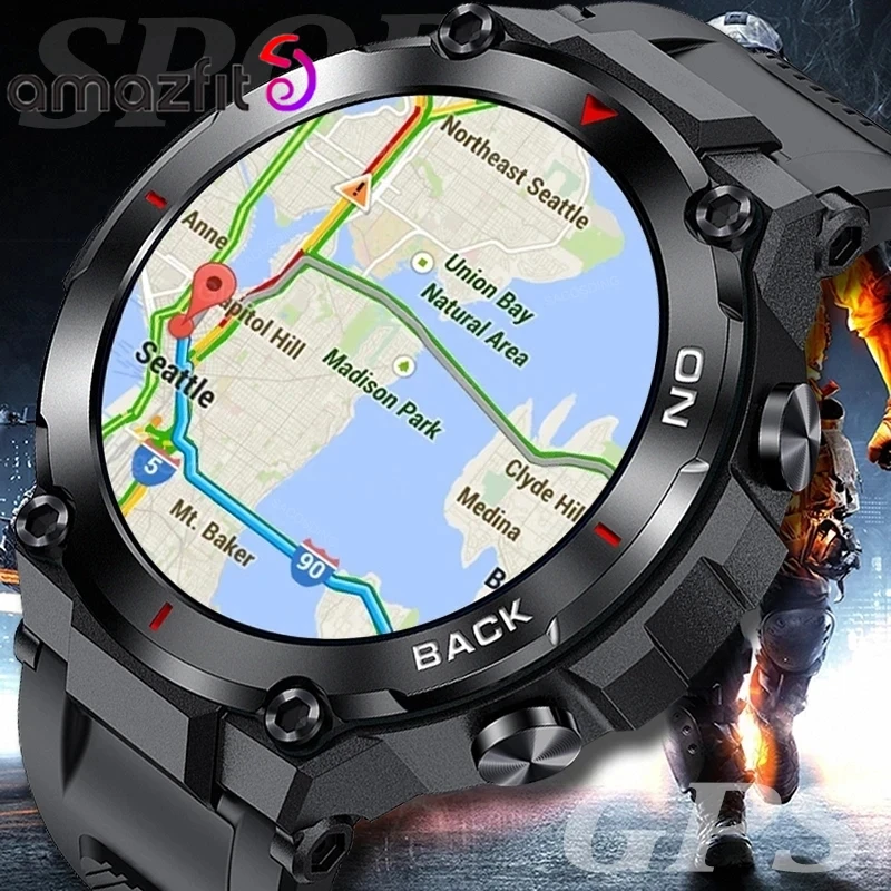 

2023 New Amazfit GPS Smartwatch For Men Waterproof Endurance Blood Oxygen Watches For Huawei Xiaomi Apple Smart Watch For Women