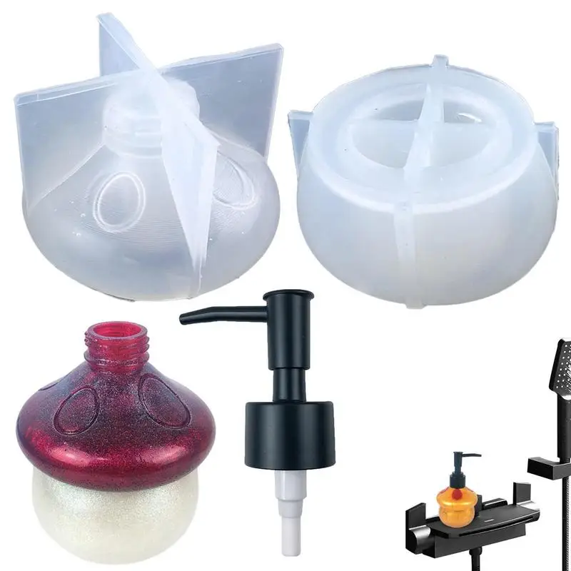 

Epoxy Resin Mold Safe & Sturdy Pump Bottles Molds DIY Craft Shampoo Dispenser Mould Lotion Dispensers Epoxy Moulds Epoxy Resin