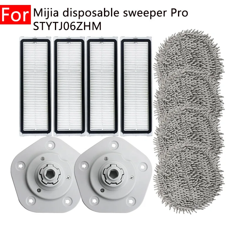 

Mop Cloth Rag Holder Hepa Parts For Xiaomi Mijia Disposable Sweeping Dragging Machine Pro STYTJ06ZHM Replacement Self-Cleaning