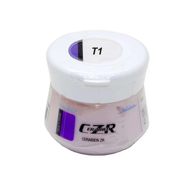 1Box Noritake CZR Translucent TX T0 T1 T2  CERABIEN ZR Transparent Porcelain Zirconia Ceramic Powder for Zirconia Restoration