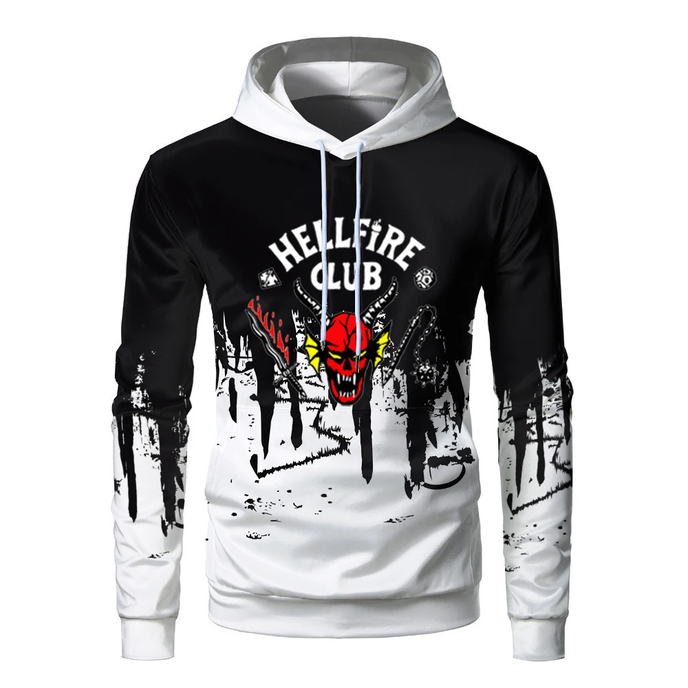 

Anime Hoodie Harajuku Sweatshirt Men's Autumn Winter Fashion Camouflage Sweatshirts Long Sleeved Casual Sports Hooded Hoodies