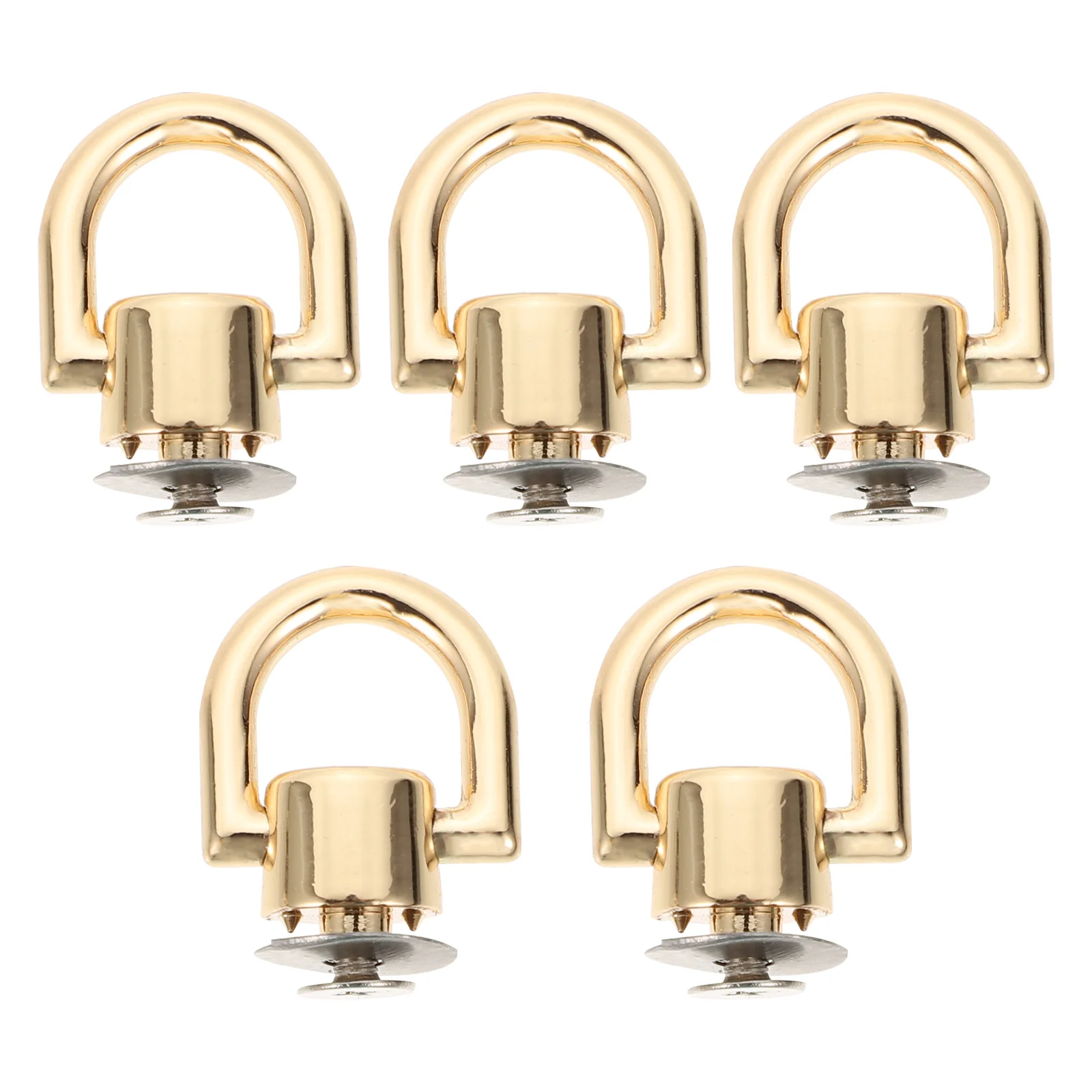 

Bucklebuckles Post Chain Head Metal Ringluggage Purse Clasps Strap Wallet Buttons Clip Rotatable Connecting Belt Suitcase D
