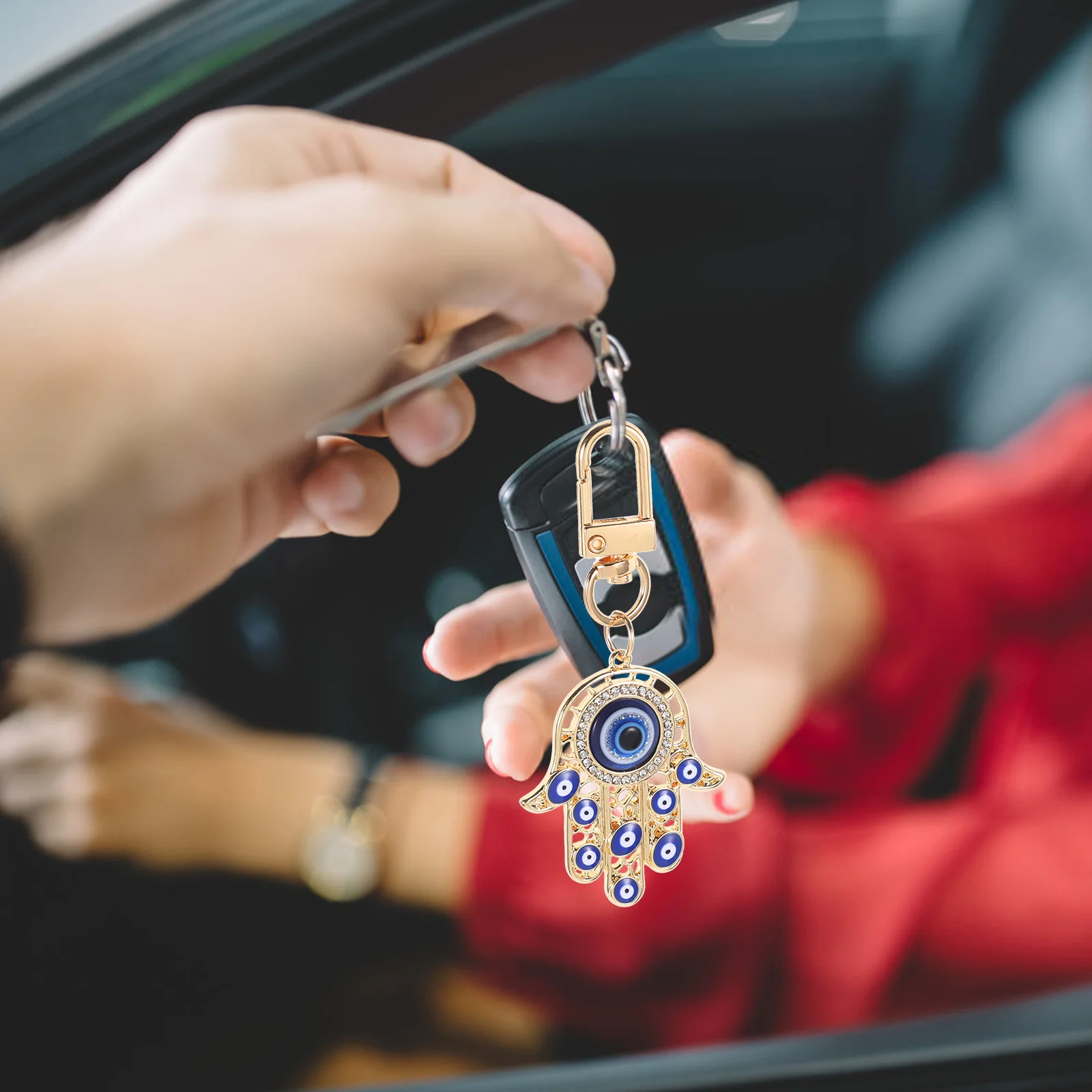 Хамса Рука Подвески Фатима Брелок Сумка Очарование Турецкий Злой Глаз