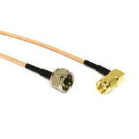 wireless router cable sma male plug right angle to f male plug rg316 coaxial cable 15cm 6inch pigtail