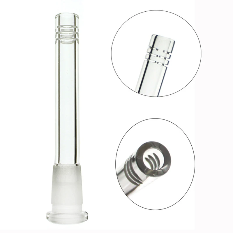 

Glass Downstem Diffuser Pipes with Cuts for Banger Smoking Water Pipes Accessory Hookah Accessories