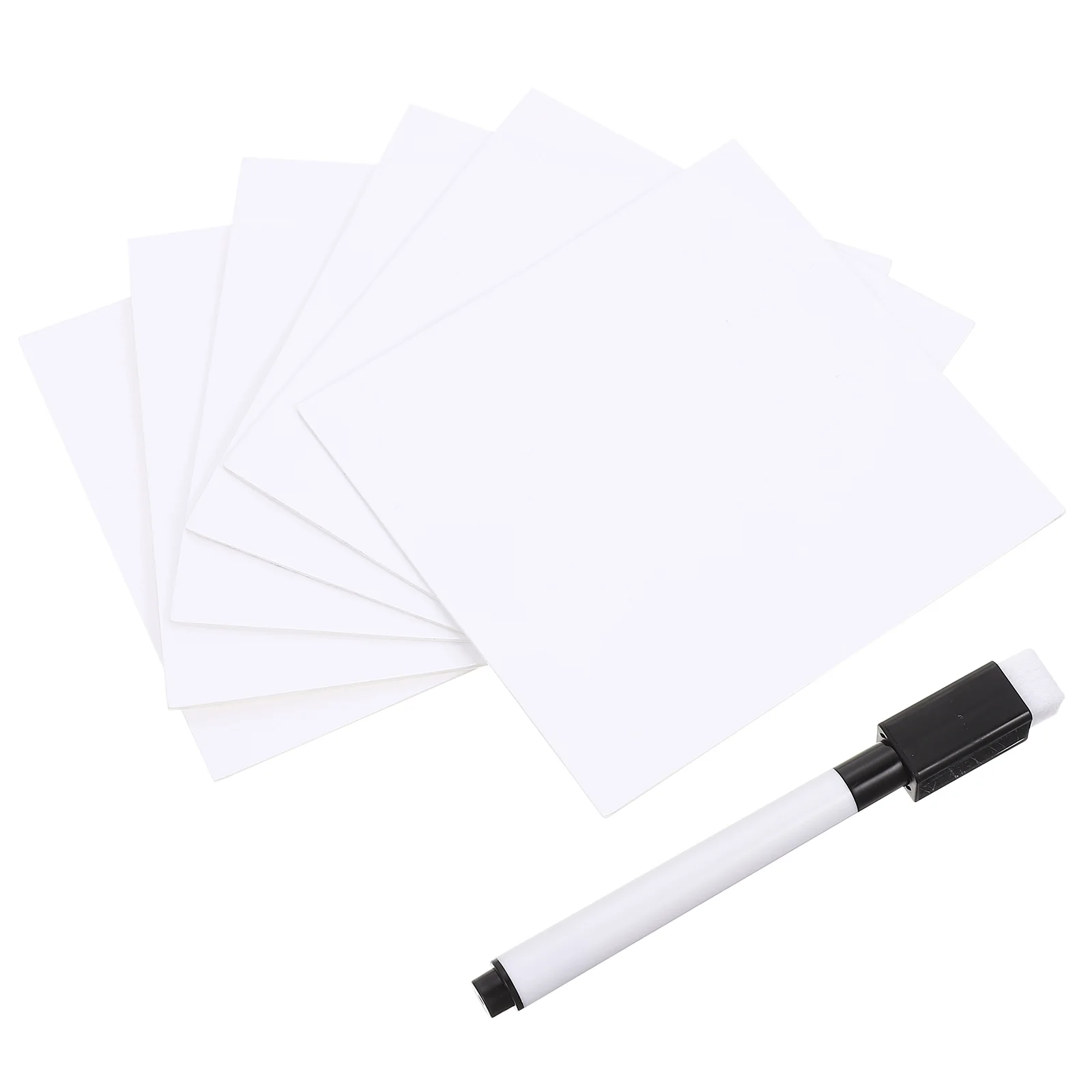 

Easy Reuse White Board Adhesive Notes Erasable Sticker Reusable Labels Dry Erase