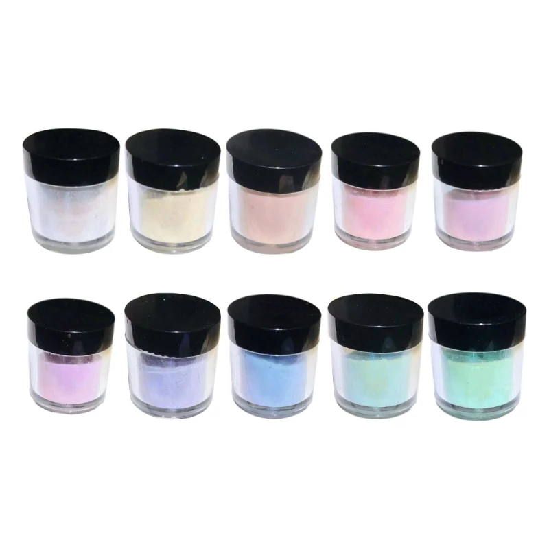 

Nail Glitter Mirror Neon Powders Dust Chameleon Nail Art Pigment Dipping Powder Decoration for Epoxy Resin