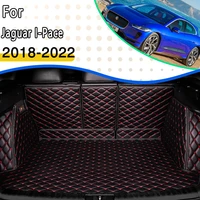 car trunk mats for jaguar i pace ipace i pace 20182022 car interior acessorio para carro leather car trunk mat car accessories