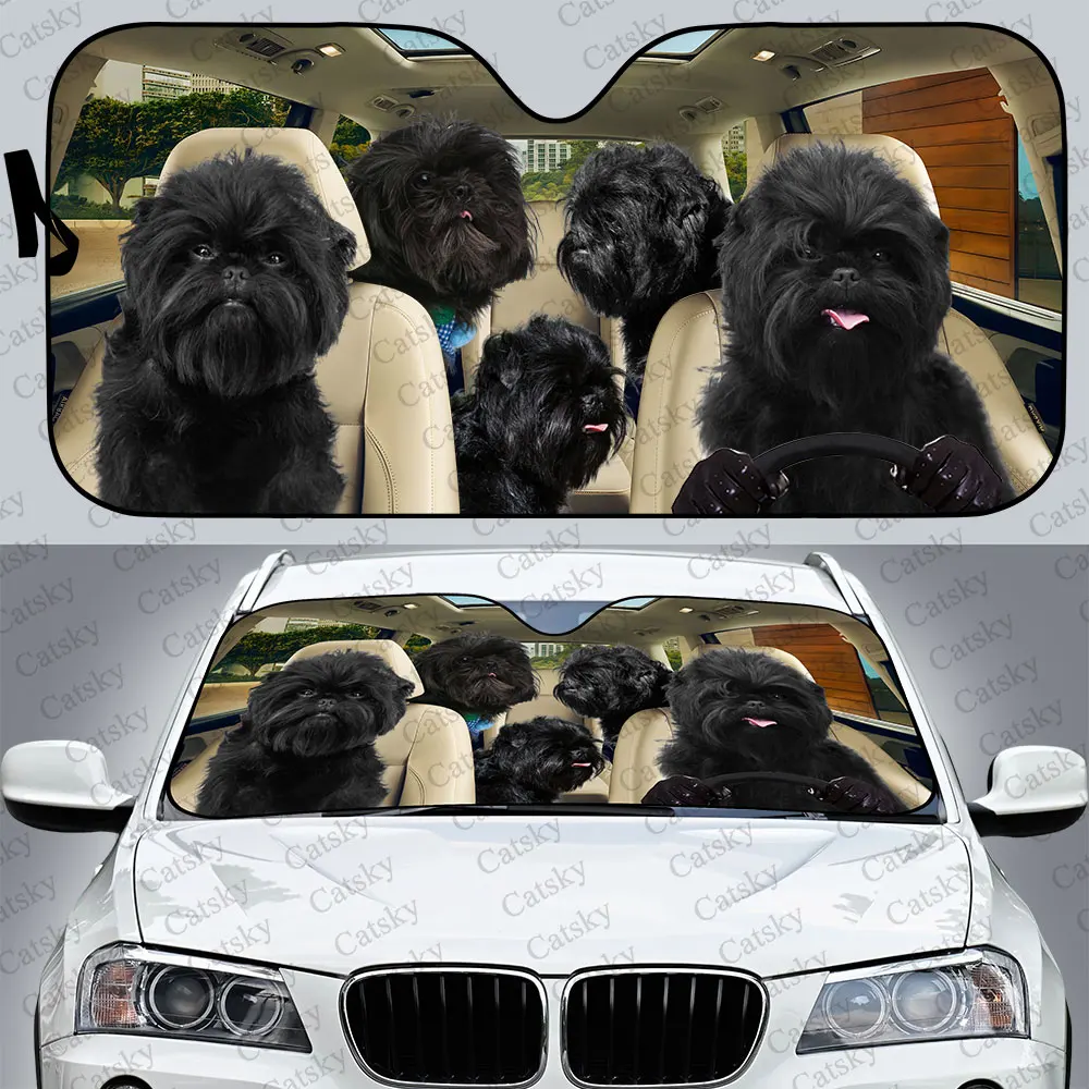 Автомобильный солнцезащитный козырек Affenpinscher подарок для любителей