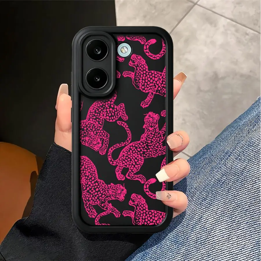 Фото Мягкий чехол для телефона Xiaomi Poco X3 X5 X4 GT M3 Pro Animal Leopard №4
