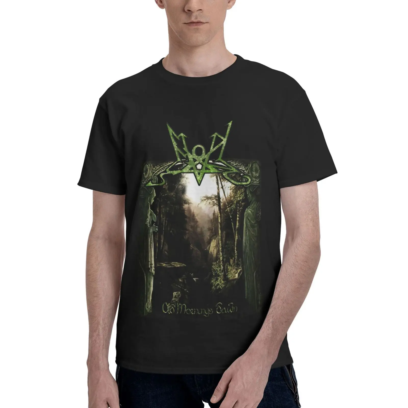 

Summoning Old Mornings Dawn Metal Men T-Shirt T Shirt Women Anime T-Shirts Man Shirts For Men Men Clothing Anime T-Shirt Manga