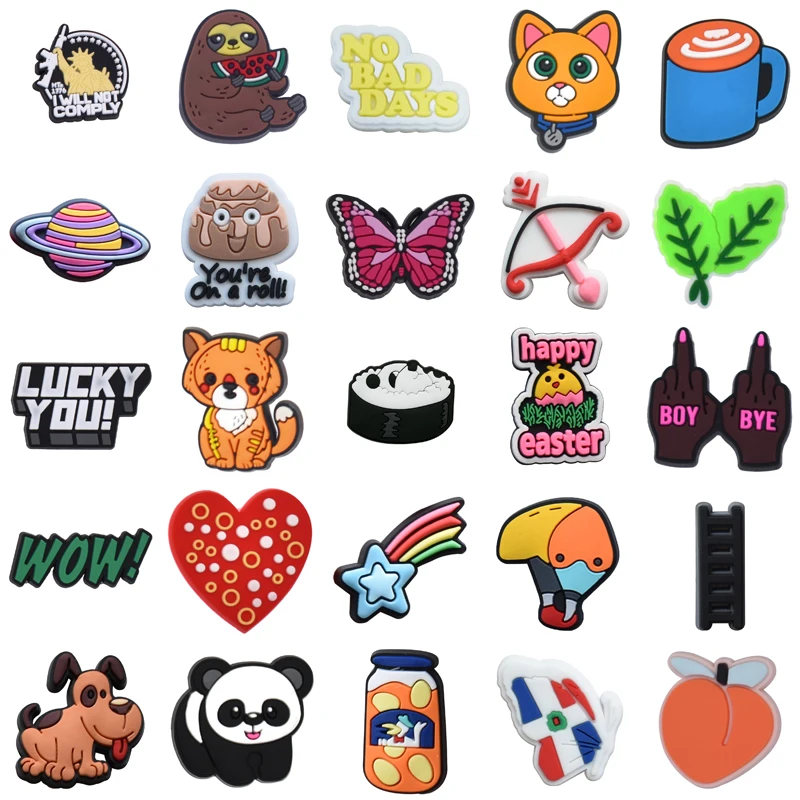 

Wholesale Bulk Shoe Charms Women Charm Boy Girl Shoes Accessories Gifts Men Kids Packs Set Jeans Decorations for Crocs Para Pins