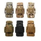 Уличная спортивная сумка для альпинизма 80 л, водонепроницаемый Камуфляжный Тактический Рюкзак Molle, военный армейский рюкзак для походов и кемпинга, дорожный рюкзак
