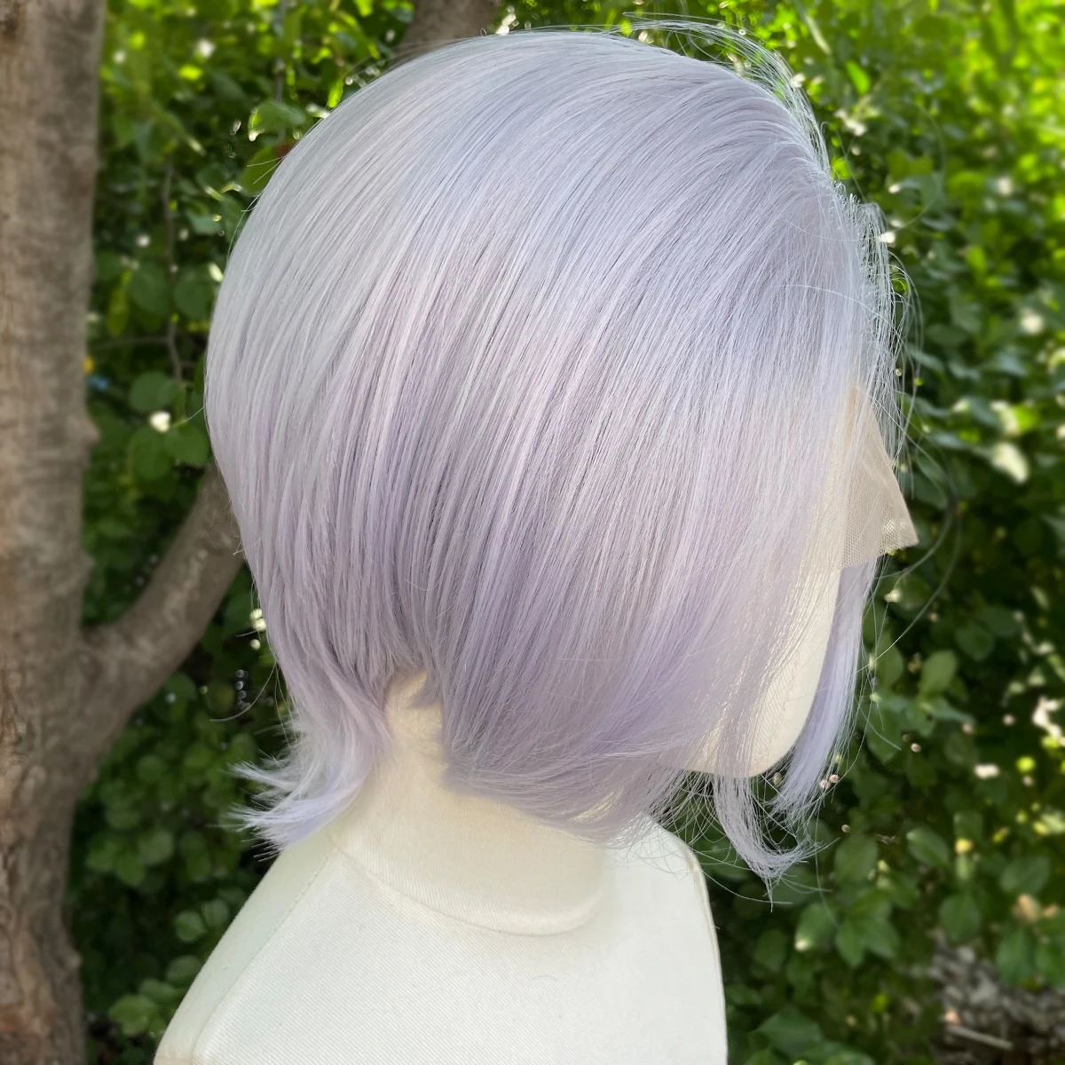 Dream Purple Короткий Боб Стрижка 13x4 Синтетические Парики Фронта Шнурка для Женщин