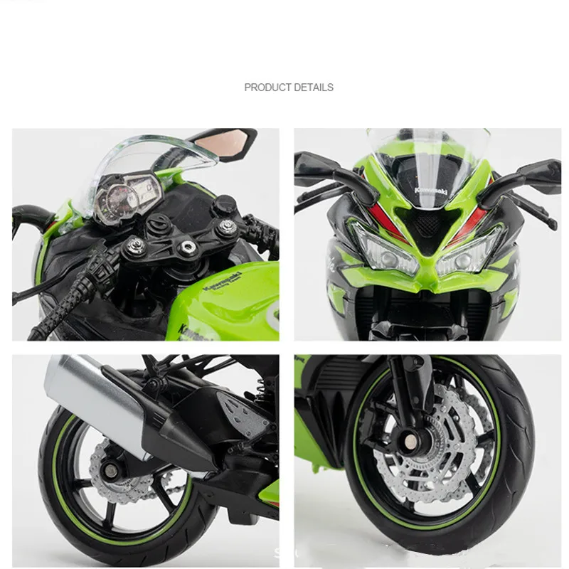 Коллекция 1/12 Kawasaki Ninja ZX-6R гоночный мотоцикл для пересеченной местности