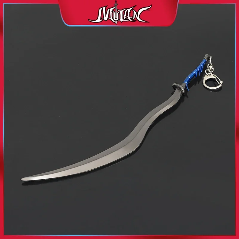 

Bloodhound's Fang Elden Ring Weapon Keychain Metal Model Play Game Anime Medieval Royal Steel Katana Samurai Toy Swords for Kids