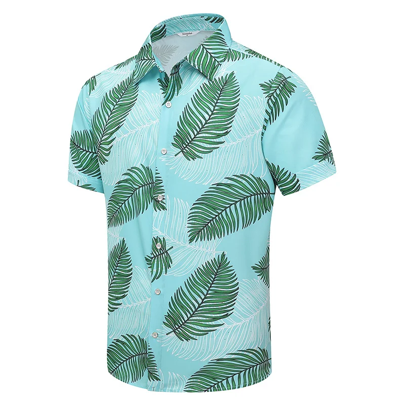 

Tropics Aloha Beach Shirts for Men Clothing 3D Printed Hawaiian Surfing Shirt Short Sleeve y2k Tops Vintage Clothes Lapel Blouse