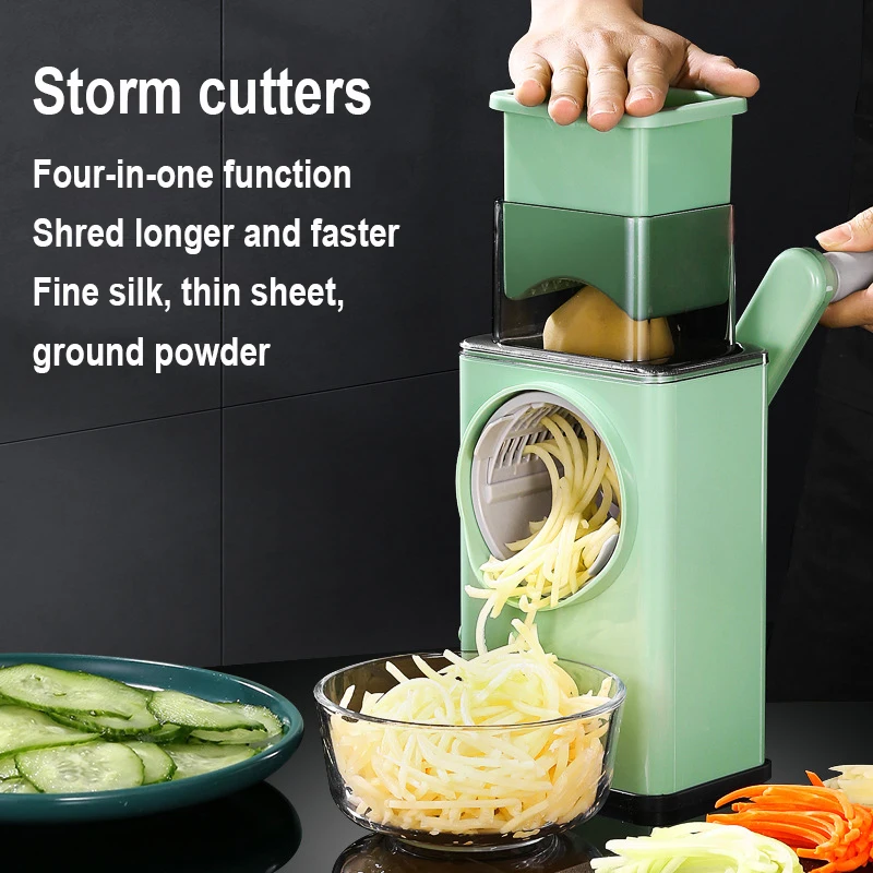 

Vegetable Cutter Slicer Multifuncional Manual Chopper Potato Radish Veget Graters French Fry Tools Kitchen Gadgets Accessories