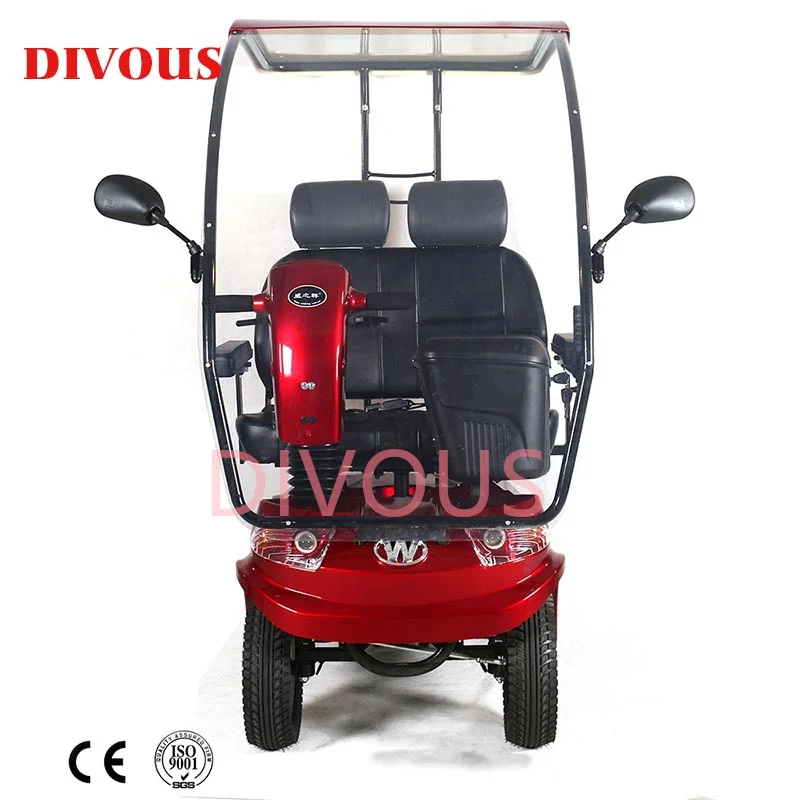 Бесплатная доставка Двухместный Электрический скутер для отдыха на открытом