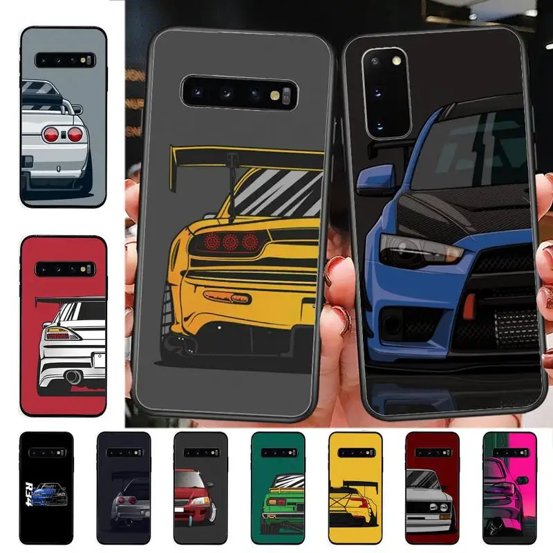 

Japan JDM Sports Cars Phone Case for Samsung S10 21 20 9 8 plus lite S20 UlTRA 7edge