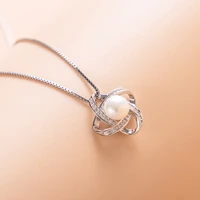 s925 sterling silver ladies necklace graceful pendant european and american popular holiday gifts