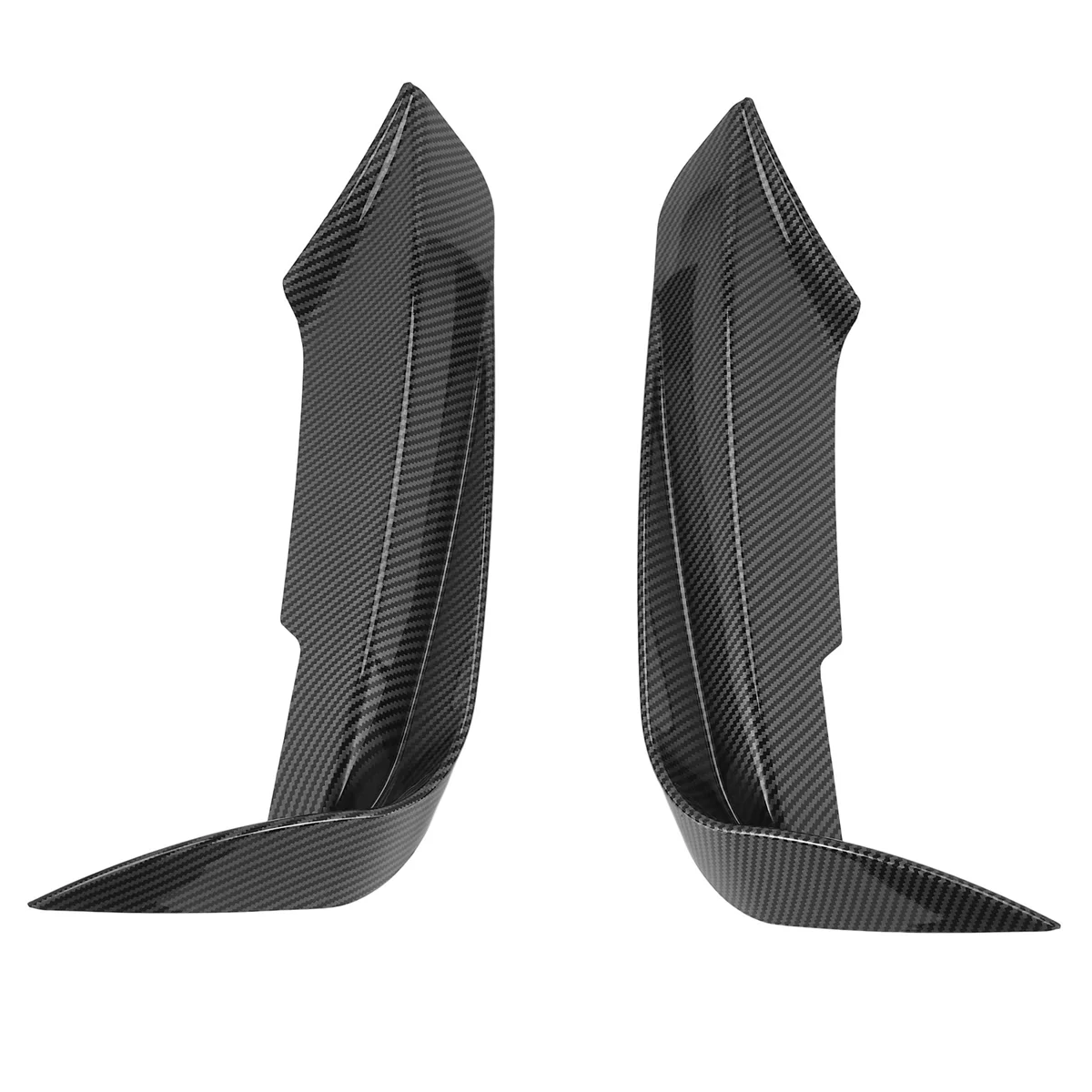 

Car Front Bumper Side Splitter Spoiler Kit Fog Lamp Cover for -BMW F30 F35 M Pack 320I 325I 2013-2019 A