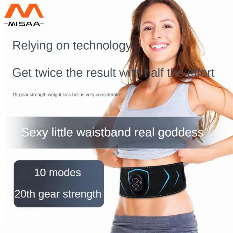 

1set Muscle Training Touch Screen Fitness Instrument Massage Belt Lazy People Fitness Instrument Abdominal Muscle Apparatus