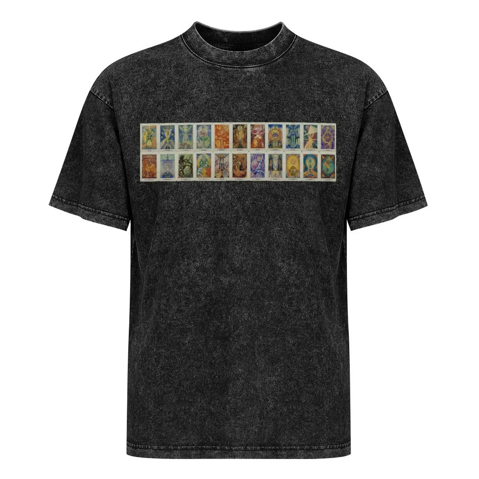 Футболка Thoth Tarot Major Arcana Trumps винтажная футболка с рисунком большого размера набор