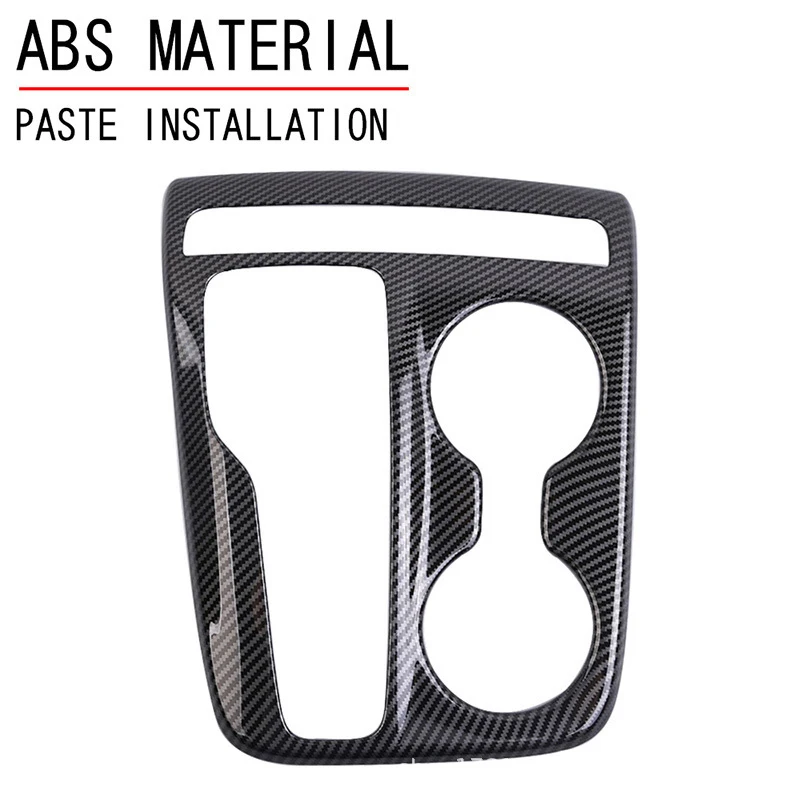 

Carbon Fiber Pattern Shift Panel Bright Strip Patch Center Console Water Cup Panel Accessories For Hyundai Tucson 2021 NX4