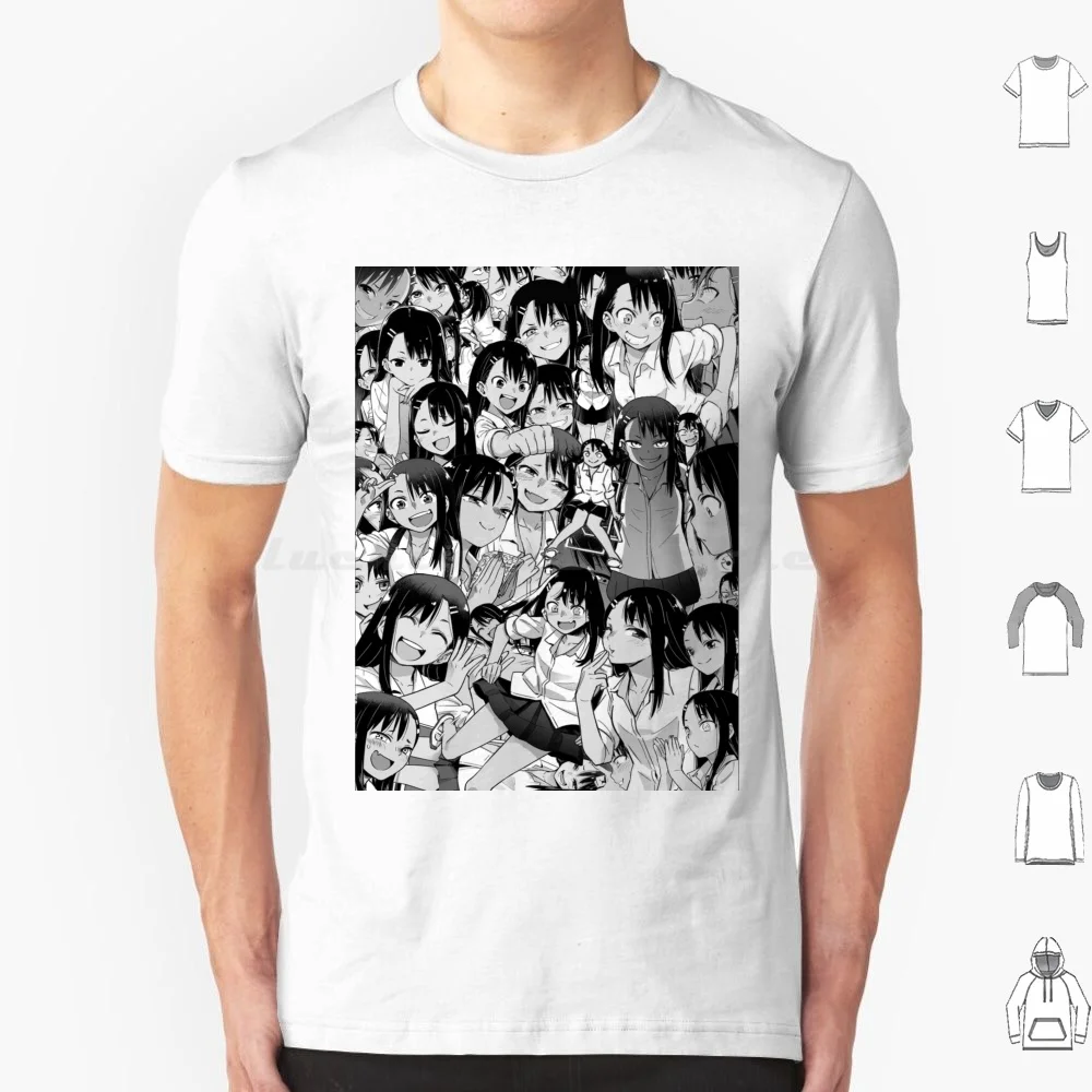 Nagatoro Ultimate Bully T Shirt 6xl Cotton Cool Tee Ijiranaide San Dont Me Manga Anime Smug Sadism Femdom
