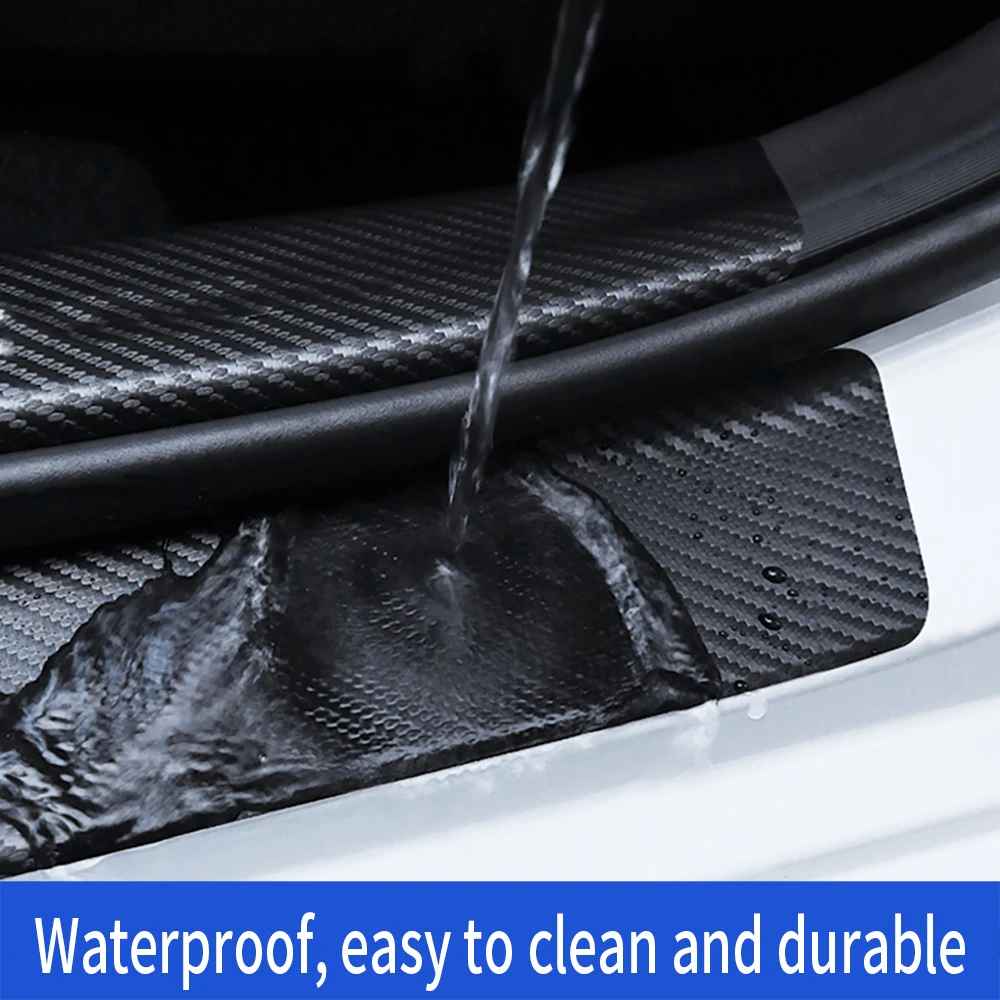 Трехцветная защитная полоса из углеродного волокна для автомобильной двери