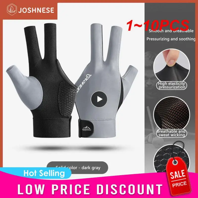 

1-10 шт., эластичные тренировочные перчатки для бильярда