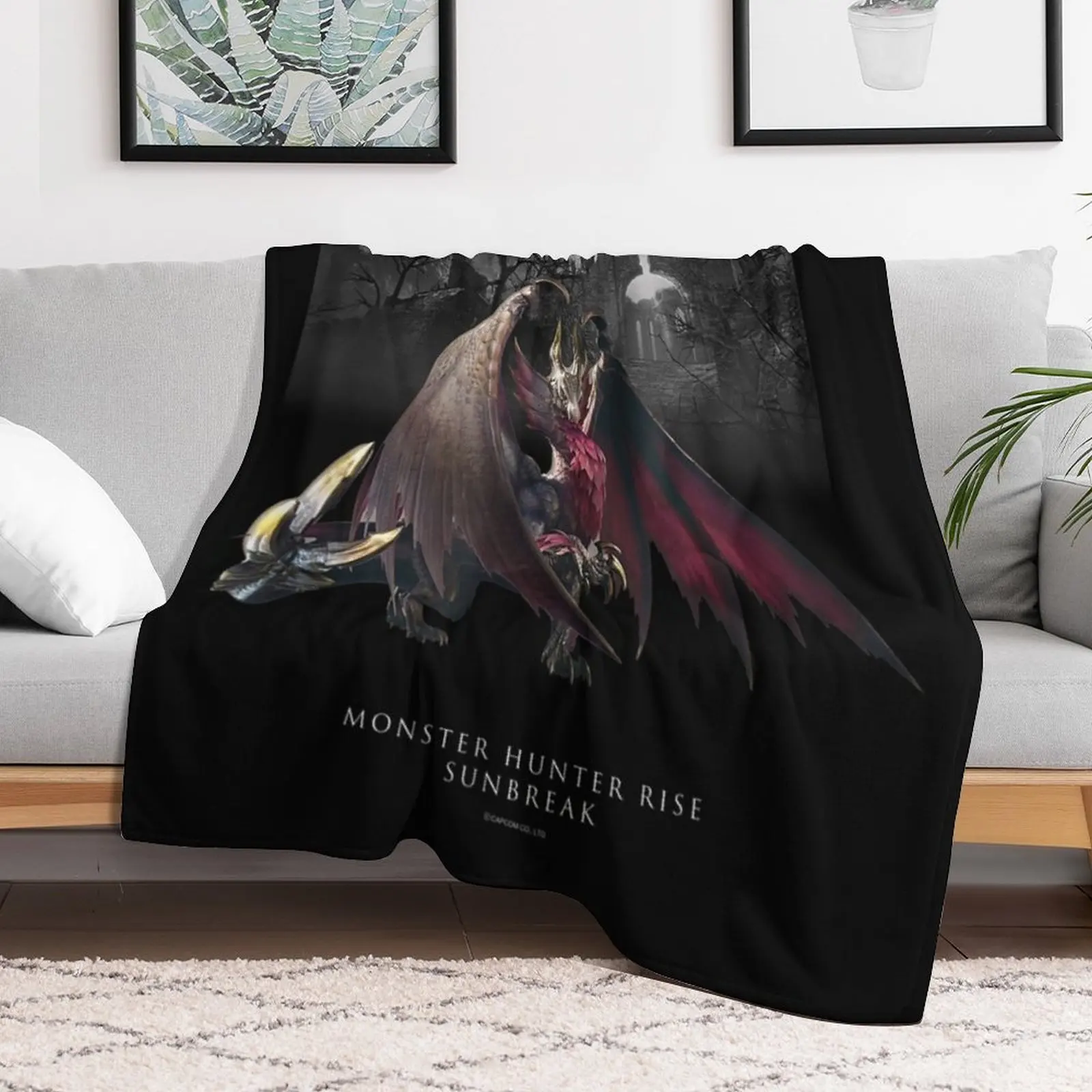 MONSTER HUNTER RISE_SUNBREAK Malzeno плед