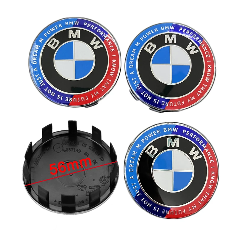 

4pcs 56mm Car Styling Wheel Center Hub Cap Auto Rim Covers For BMW E36 E46 E53 E90 E60 E61 E93 E87 X1 X3 X5 F30 F20 G30